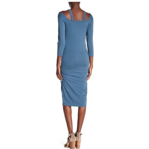 Michael Stars Strap Back Bodycon Dress - Picture 2 of 6